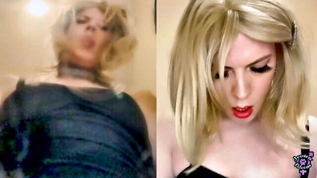 fetish, amateur, cumshot - femdom spit cumshot