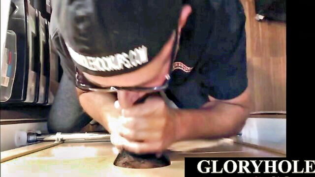 handjob, blowjob, fetish - gloryhole blowjob manstick