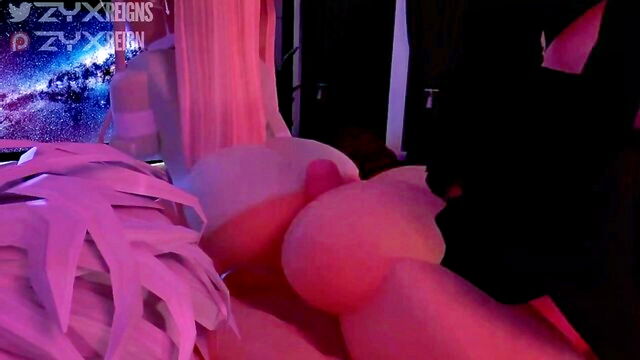 2girls, vaginal penetration, 1boy - bedroom surprise xxx