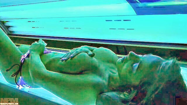 big tits, cute teen tits, big boobs porn - solarium masturbation big boobs