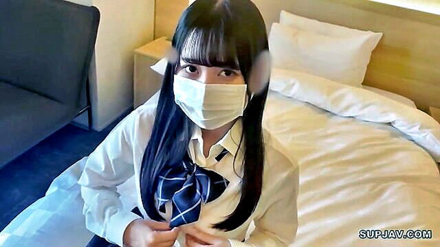 japanese, big tits, creampie - amateur teen surprises petite boobs and handles mesmerizing ejaculation and internal ejaculation