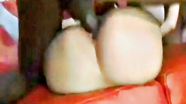 asian, threesome, mmf - asian babe enjoys two black cocks in her mouth