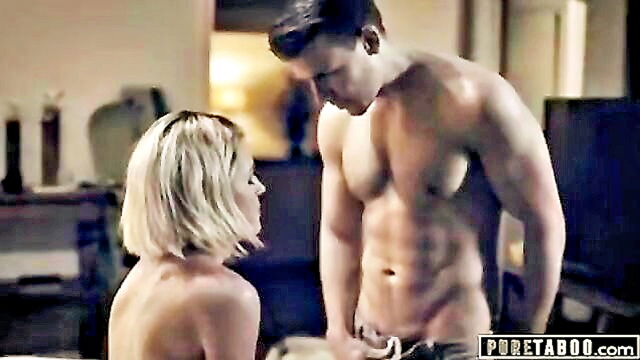 a mothers reluctance stepson injures himself and seeks comfort from milf stepmom : Pure Taboo
