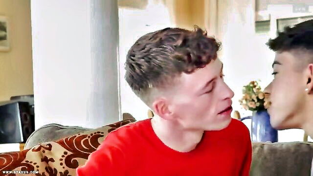cum shots, action, bareback - two friends sex scene