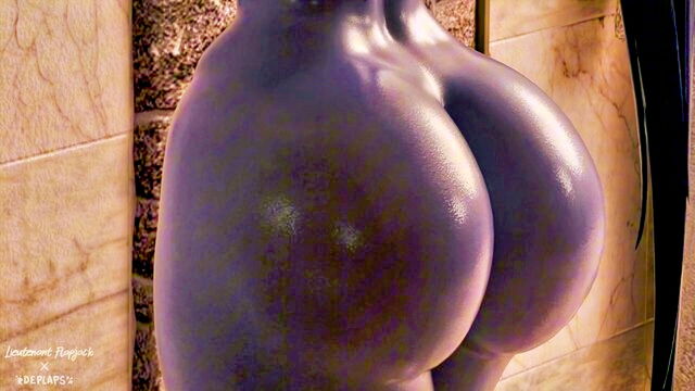 rice shower (uma musume), ryuji sakamoto (persona), pardofelis (honkai impact) - widowmaker bathroom ass