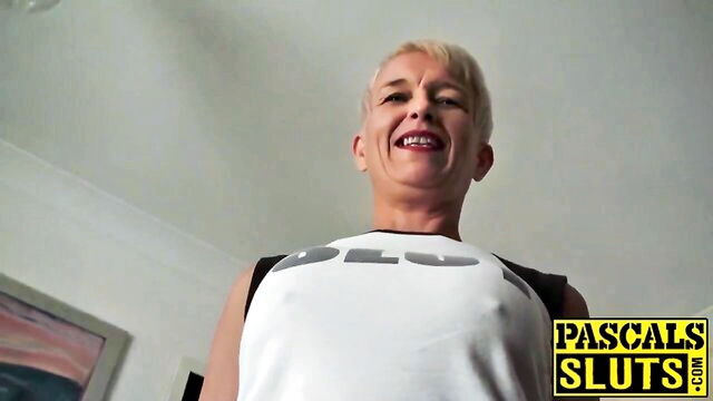 big dick, blonde, big tits - dirty whore tits sex
