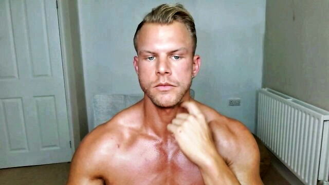 male webcam, record private, alexandersteelmuscle - muscle guy gets fucking hot blowjob