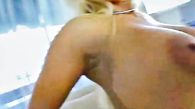 big dick, big boobs, cumshots - blonde sex with spearfisher