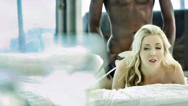 massive black, lingerie, blonde black cock - karla kush big black cock