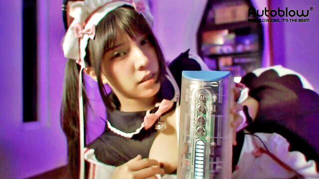 couple, autoblow ai ultra, massage - autoblow tyer waifu maid