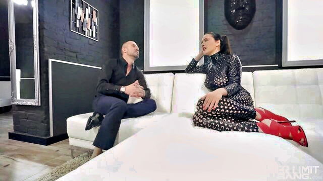 valentina nappi - valentina nappi on sofa