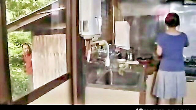 japanese, sex, asian - wife indulges in oral pleasure at home