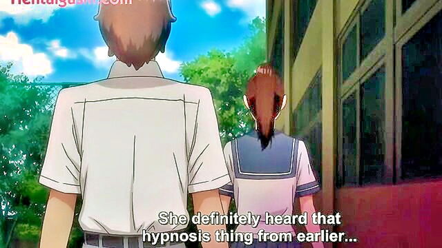blowjobs, big tits, asian - aspiring anime girl uses saimin app for tutoring in new hentai 2023