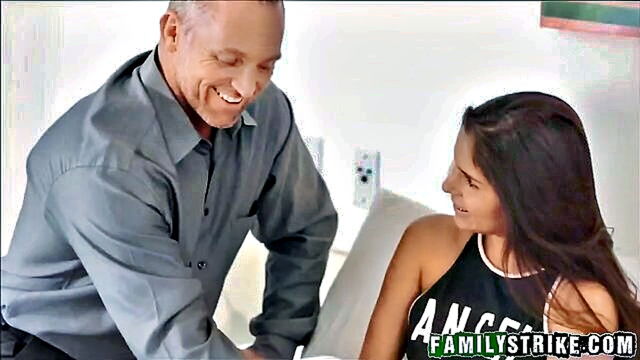 Katya Rodriguez - stepfather and young stepdaughter katya rodriguez engage in intimate encounter
