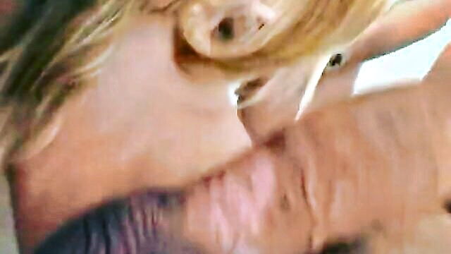 blonde milf participates in a wild gangbang : Slutty Milf