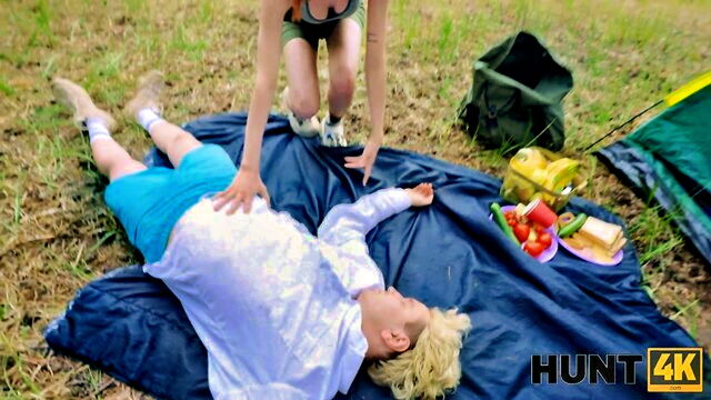 skinny teen, gets fucked, fucked hard - skinny teen forest fuck