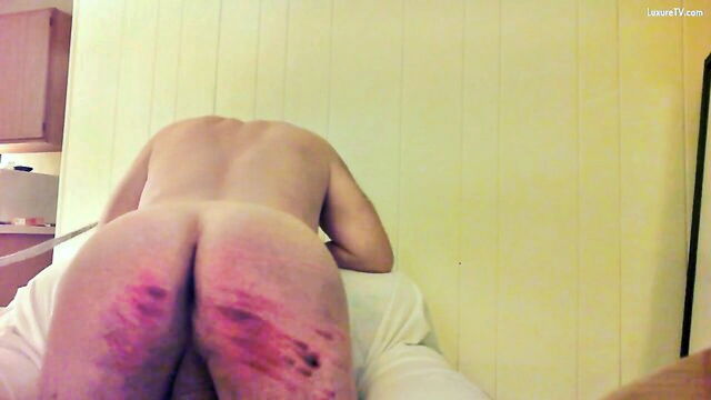 amateur, bondage, pain - sissie caning bondage