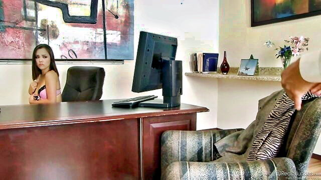 kristina rose - office fire with kristina rose