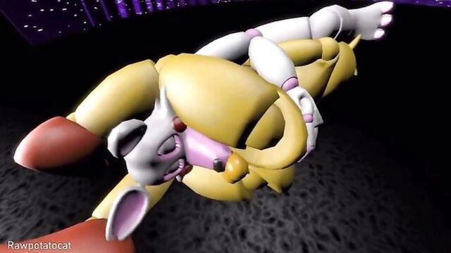 margarita, gaspr, blindfold - futa sex with toy chica