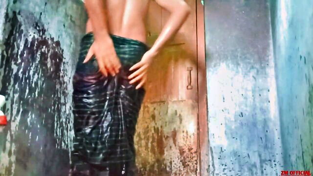 desi handjob, gay, masturbation - desi bengali hottie masturbates