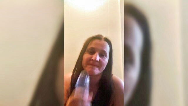 sex toys, big cock, amateur - large toy blowjob video