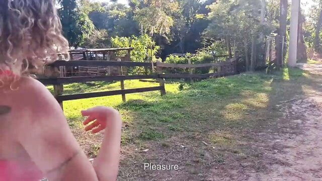 outdoor, public, blowjob - country angel public sex