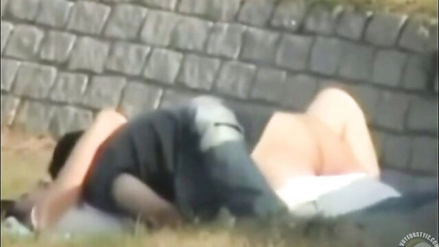 couple, german, young - german couple outdoor fuck