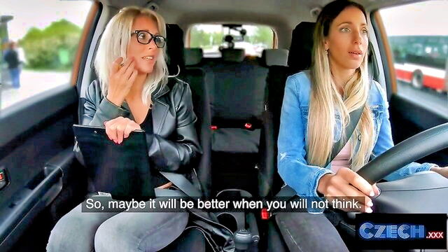 lesbian driving lesson pass