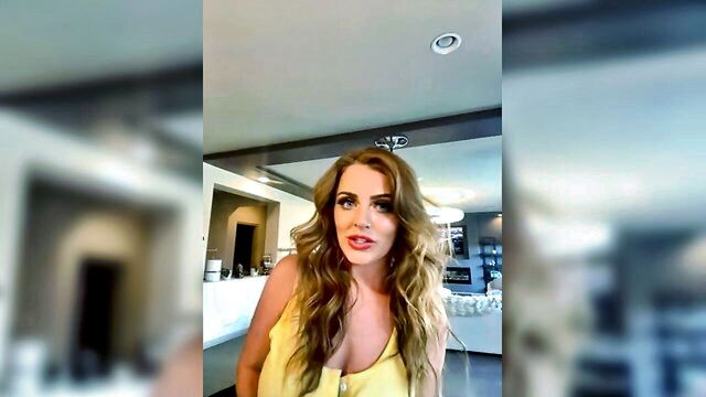 big tit, amateur, big tits - funny busty housewife solo