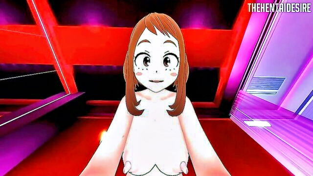 big booty, big tits teen (18+), creampie - my hero academia ochako sex