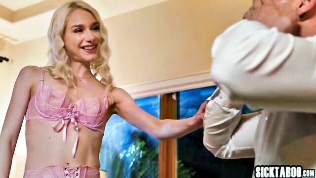 blonde, scarlett hampton, blonde teen - scarlett aroused by blond hair