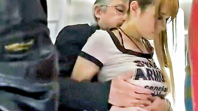 Amara Romani - japanese teacher and student have sex in public