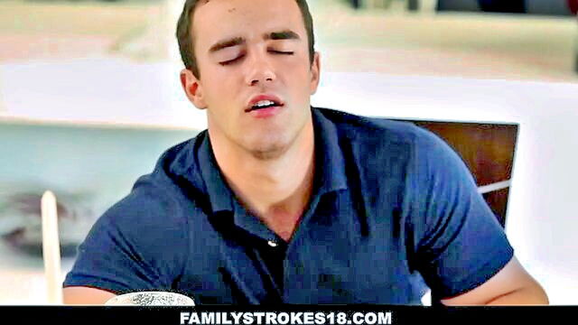 step-brother, familystrokes, step-sister - sister and step sister indulge in sexual thanksgiving dinner