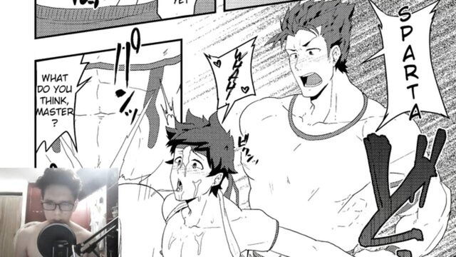 YaoiMangaASMR - hentai manga anal threesome