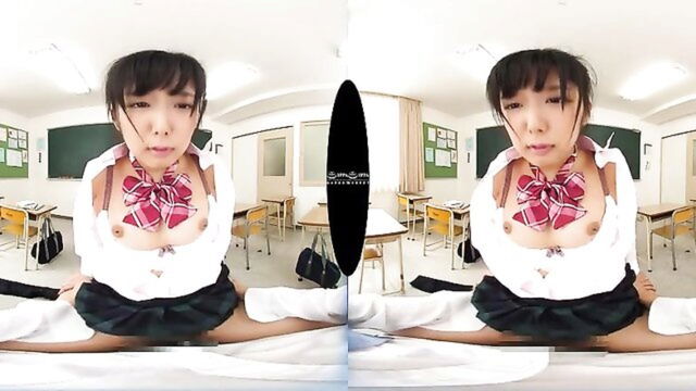pov porn, students, japanese - seductive vr asian teen
