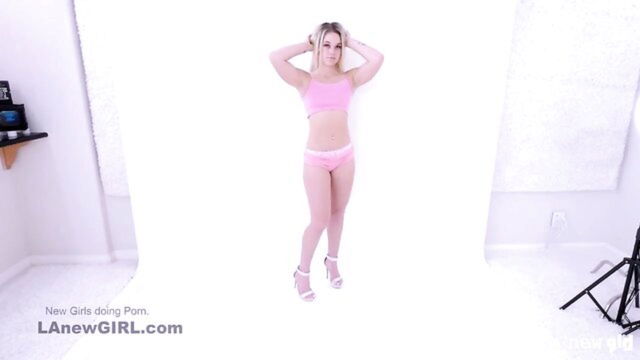 sensual, tease, casting - blondie gives special treatment