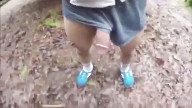 amateur, outdoor, masturbation - runner guy park cumshot