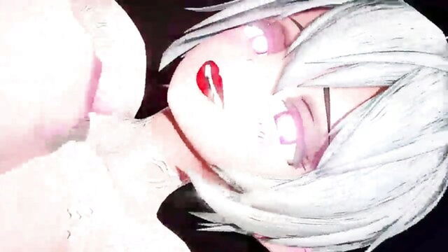 elf, big-ass, big-tits - futa love mmd misaki