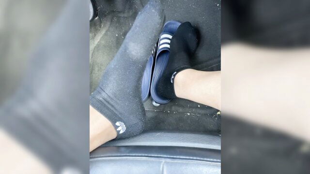 car play, feet, foot - van sex session