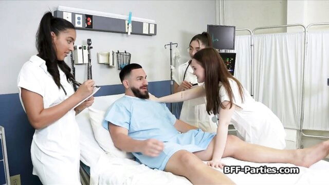 foursome, group sex, doctor - doctor foursome hospital sex