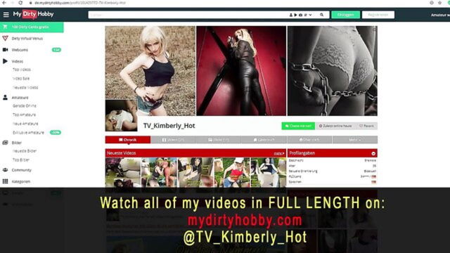TV Helena Kimberly - public domination with peniskäfig