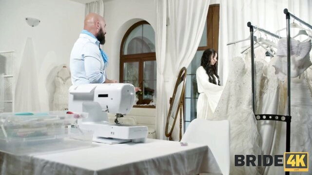 and he, to-, and her - intimate bride sex