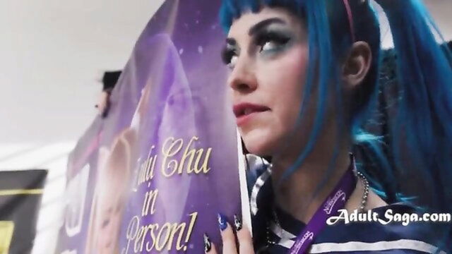 Lulu Chu, Jewelz Blu, Codi Vore - cosplay futa glory holes Adult Time
