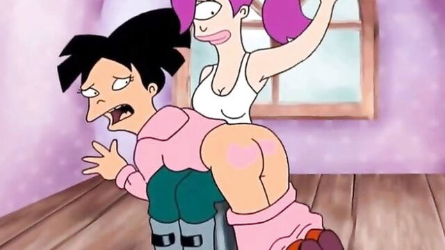 comic, anime, cartoon - teen lesbian toon action