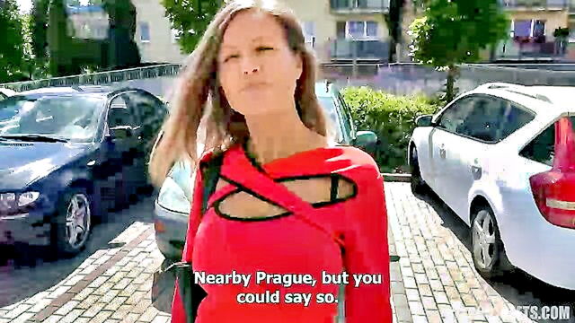 amateur czech guys show off their oral skills on the streets in street 105 : Czech Streets