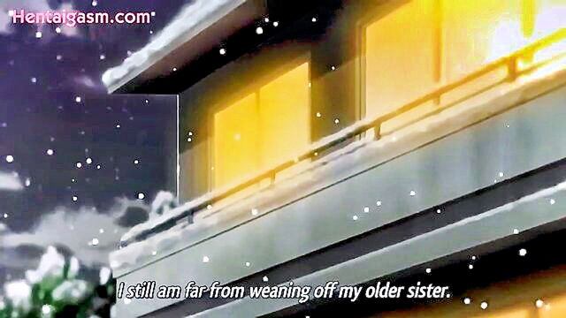 hentai, cumshot, hentai anime - hot brunette wife indulges in hentai fantasies and receives a creampie
