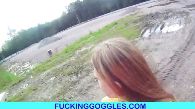 big dick, babes, beauty - russian girl outdoor porn