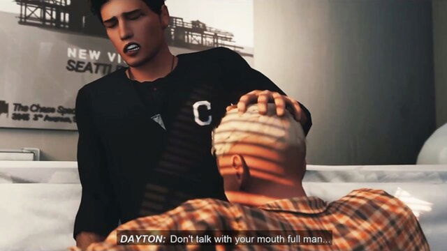 best friends, animated, mouth fuck - sims 4 dayton action