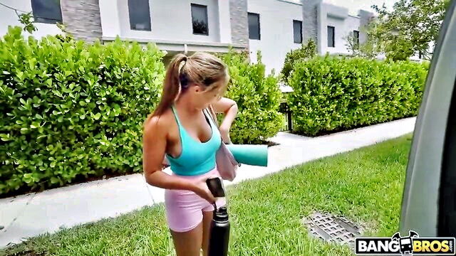 rocket powers, monica minx - bangbros yoga interracial sex