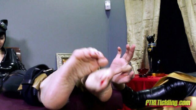 feet tickling, tickling, of the - ftkl batgirl catwoman tickling